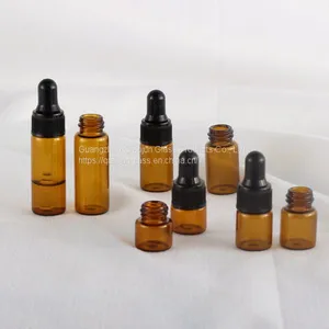 Popular 1Ml Vial Tubular Glass Vials With Plastic Dropper For Essential Oil thumbnail-1
