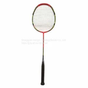 Carbon Fiber Badminton Racket With Cover OEM Factory Custom Acceptable thumbnail-1