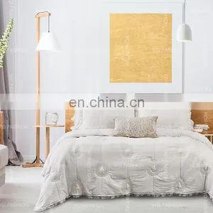 New Product Goods Cheap Price Luxury Printed Pintuck Duvet Cover Bedsoread thumbnail-3