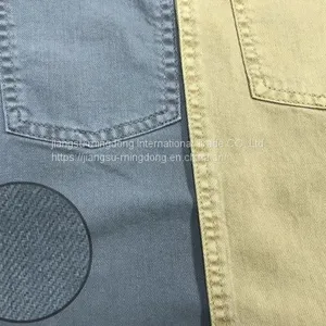 100%Cotton Denim Slub Twill Fabric thumbnail-2