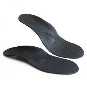 EVA Orthotic Insole Foot Arch Support Orthopedic Correct Flat Feet PU Leather Insert Sole for Shoes thumbnail-1