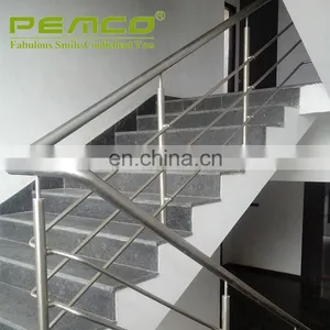 Foshan Factory Safty Outdoor Balustrades & Handrails Tube Stainless Steel Stair Railing thumbnail-3