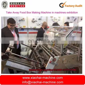 HAS VIDEO Disposable Paper Fast Food Container/box Print Machine With CE Standard thumbnail-4