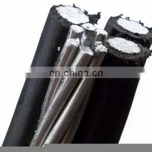 Best Price Aluminum Conductor ABC Cable Overhead Transmission Line Quadruplex Cable 4x25mm2 thumbnail-2