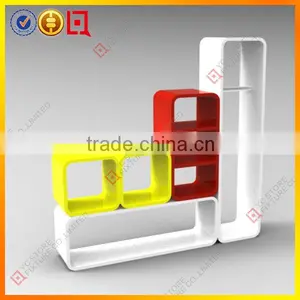 New Design Colorful MDF Clothing Store Display Fixture thumbnail-1