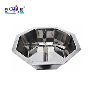 Stainless Steel Cookware Soup Pot With Divider Available Induction Cooker，made in China thumbnail-1