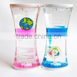 Floating Hourglass, Liquid Sand Timer thumbnail-1