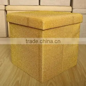 Perfect Size Foliding Square Ottoman thumbnail-4