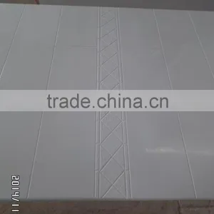 Hotel Bathroom Cultured Marble Tub Surround With Belt Line thumbnail-2