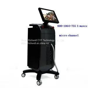 New Design Tech 808 Diode 3 Waves 755nm 808nm 1064nm Diode Laser Hair Removal Machine thumbnail-2