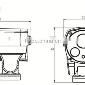IP66 Waterproof Bullet Ptz ip Camera Camera, Adjust for Pan/Tilt/Zoom,wifi ip Camera thumbnail-4