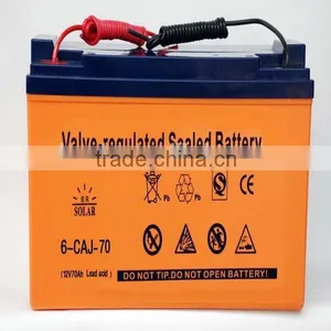 UL/IOC/FCC 70AH 12V Solar Power Battery thumbnail-1