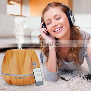 2021 Ultrasonic Wood Grain Air Humidifier With Remote Control thumbnail-1