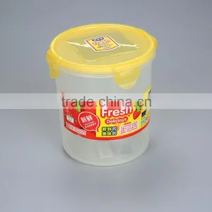 Hot Selling Round Plastic Microwave Food Storage Container Food Box thumbnail-1