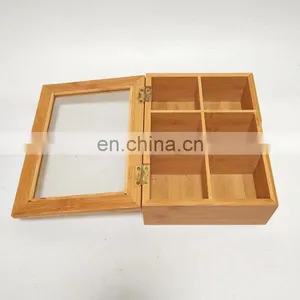 Lockable Wooden Bamboo Kitchen Egg Food Jewellery Make up Decorative Kids Other Storage Boxes & Bins Organizer With Lids thumbnail-1