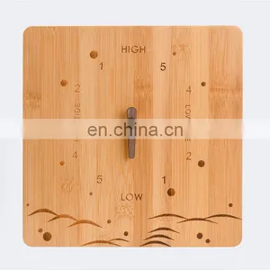 Japanese Style Minimalist Eco Friendly Household Living Room Bamboo Tide Wall Clock thumbnail-4