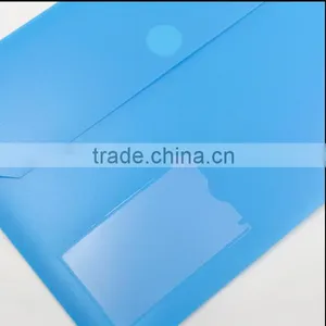 Document Bag Type and Bag Shape Plastic Document Bag With Name Card thumbnail-3