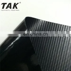 600g/m2 Waterproof PVC Coated Polyester Tarpaulin Fabric Roll Manufacturer Producer thumbnail-5