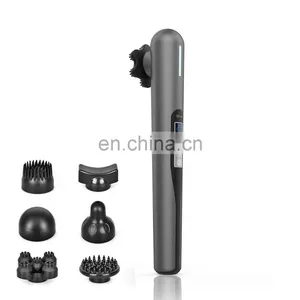 Massage Stick Whole Body Muscles Shiatsu Hand-held Electric Massager Vibration Massage Hammer L12C thumbnail-1