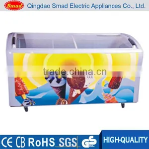 Commercial Horizontal Display Freezer for Ice Cream thumbnail-1
