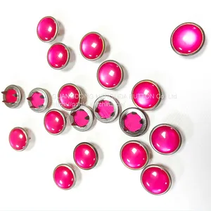 HLD Factory Custom Color BRASS&SS 16L 18L Pearl Prong Snap Button for Garment thumbnail-5