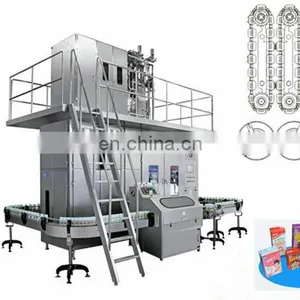 200 to 1000ml SQ UHT Milk Juice Drinks Beverage Aseptic Brick Shape Paper Carton Box Filling Machine Packing Packaging Machine thumbnail-2