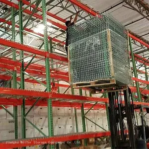 American Type Industrial Warehouse Storage Heavy Duty Teardrop Pallet Racking thumbnail-3
