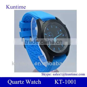 Hot New Products for 2014 Mens Sport Watches Silicone Quartz Watch thumbnail-1