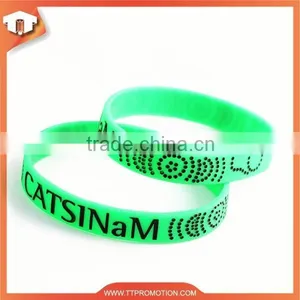 Customized Thin Silicone Wristband With Competitive Price thumbnail-1