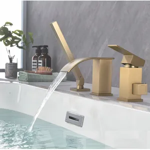 Spacious and Modern, Versatile in Function and Easy to Use, Offering a Comfortable Bathing Experience Separate Bathtub Mixer Series thumbnail-1