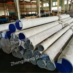 ASTM A312 304 Welded Stainless Steel Pipe, SCH10/40/80, for Industrial Fluid Transport thumbnail-2