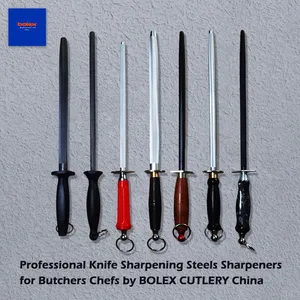 Professional Knife Sharpening Steels Sharpeners for Butchers Chefs by BOLEX CUTLERY China thumbnail-1