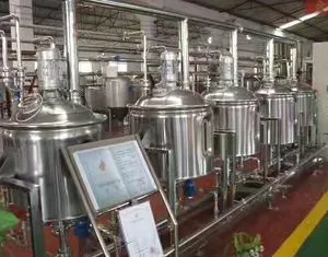 380V 50Hz Craft Beer Brewing Equipment Home Microbrewery System 3 Years Warranty thumbnail-1