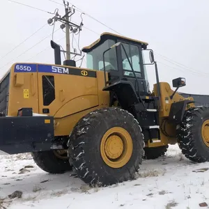 5Ton SEM655D SEM656D Front Loader Wheel Tractor Loader With Weichai Engine Pump and Gearbox for Africa Market 1 Year Warranty thumbnail-5