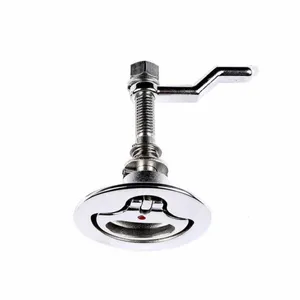 Wholesale 316 Stainless Steel Floor Lock Boat Accessories Fitting Turning Lock Lift Ring Handle thumbnail-4