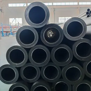 Thick-walled Pe100 Pipes, Dn140*22mm Special-shaped Pipe Blanks With Threaded Turning, Customizations Supported thumbnail-1