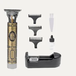 Buddha Head Retro Carving Hair Clipper USB Charging Electric Push（Wechat:13510231336） thumbnail-2