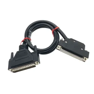 DB37 Male-to-Female 45-Degree Angled Industrial Control Extension Wire thumbnail-3