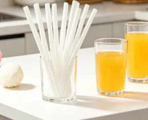 Matte Black Disposable Beverage Straws thumbnail-3