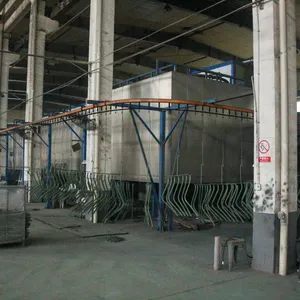PLC Controlled Continuous Metal Powder Coating Line For Aluminum & Steel Components thumbnail-2