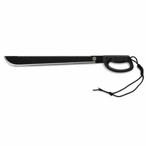 Black Blade Outdoor Utility Knife With Paracord Handle for Wholesale Buyers thumbnail-2