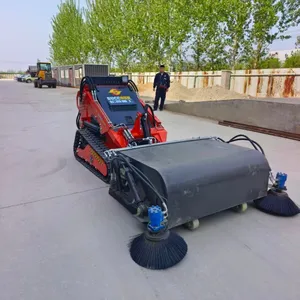 Skid Loader Export Version Diesel Electric Multi-function Seat Skid Steer Loader thumbnail-5