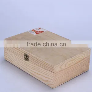 Latest Wooden Box for Food Pine Food Wooden Packaging Boxes Wooden Storage Box for Gift thumbnail-2