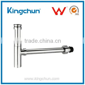 Watermark Good Price Basin Sink Bottle Trap Chrome Plated Brass Waste Siphon (J298) thumbnail-1