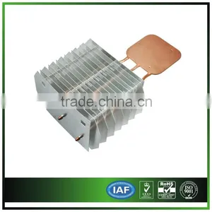 Customized Copper Heat Pipe Aluminum Fin Heat Sink thumbnail-1