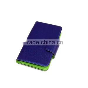 360 Rotating PU Leather Cover With Magic Sticker for Various Mobile Phone With Stand and Wallet thumbnail-1