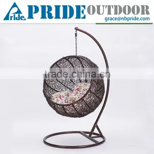 Hammock Rattan Swing Hanging Chair Suspension Seat Lounge Egg Shaped Indoor Swing Chair thumbnail-1