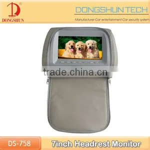 7 Inch Car Headrest Lcd Monitor With USB/SD/MP5 thumbnail-1