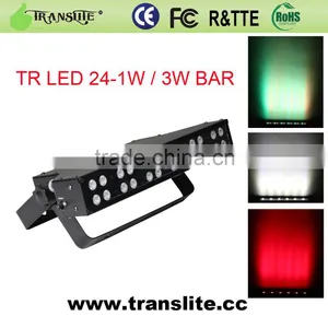 High Quality ! Led Stage Light 24PCS 4 In1 RGWB/A-1W/3W Bar Light thumbnail-4