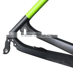 2016 Light Weight Carbon Cyclocross Frame V Brake Brake AC108 BB86 DI2 Compatible Cyclocross Bicycle Frame thumbnail-5